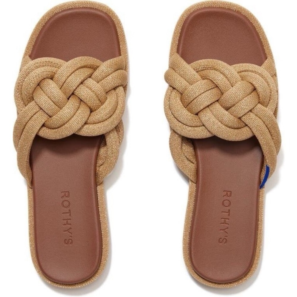 Rothy's The Summer Sandal golden sun, SIZE 9 1/2 US